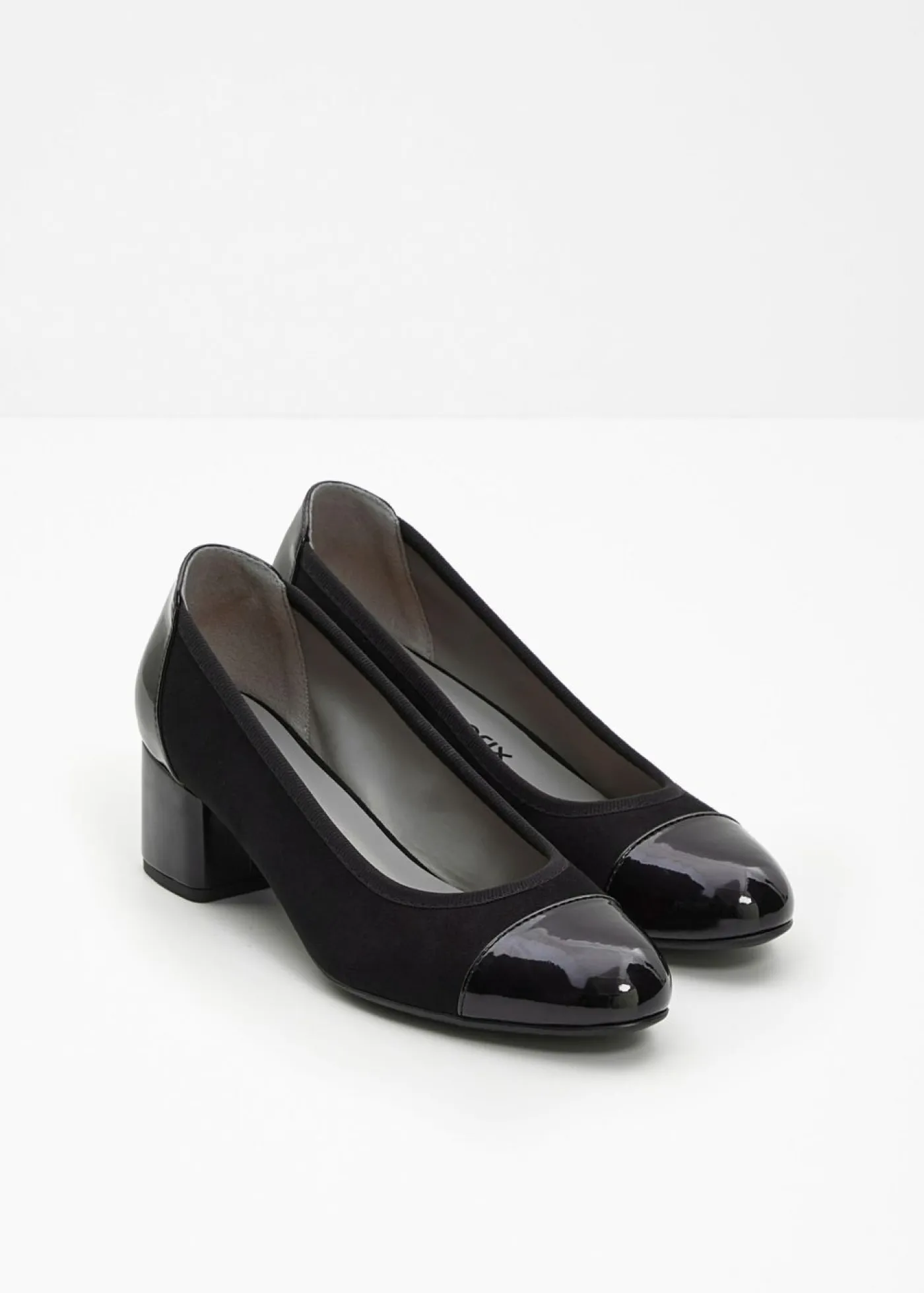 bonprix bonprix Zapatos de tacón con tacón ancho Negro Online
