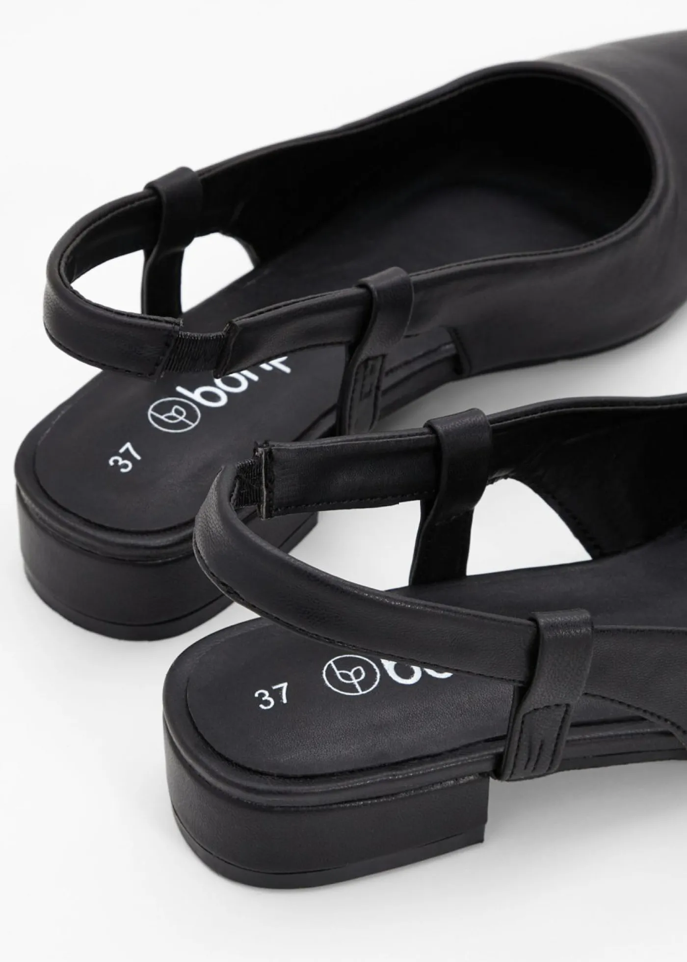 bonprix bonprix Zapatos de tacón con talón al descubierto Negro Discount