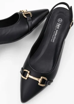 bonprix bonprix Zapatos de tacón con talón al descubierto Negro Best