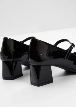 bonprix bonprix Zapatos de tacón con tira Negro Discount
