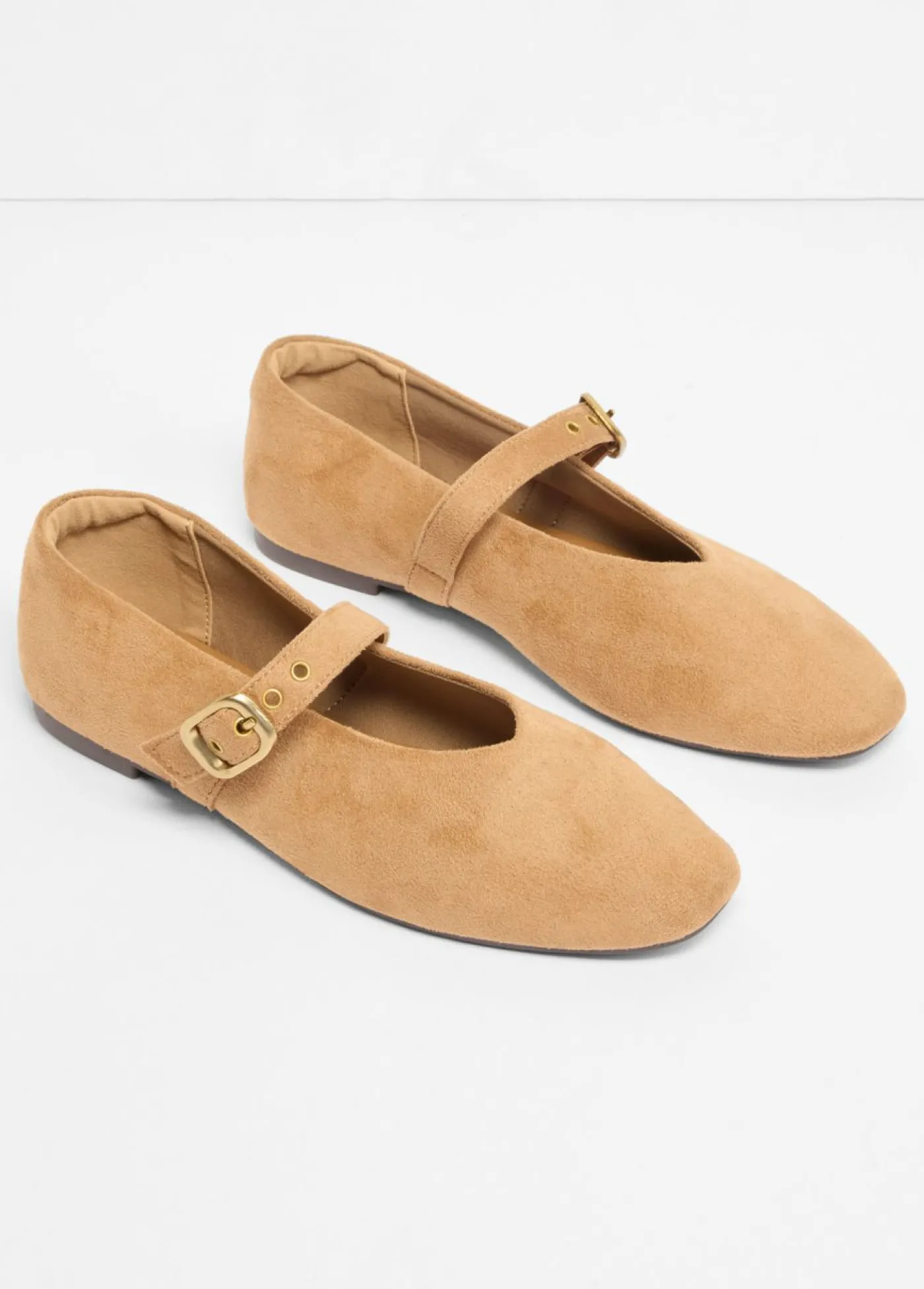 bonprix bonprix Zapatos tipo Mary Jane con ojales Marrón claro Clearance